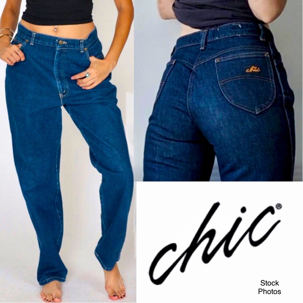 80’s Chic Jeans Ultra High-Rise Tapered Leg 20W (33 Waist)